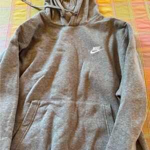 Nike Heather Gray Pullover Hoodie